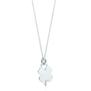 Tiffany & Co. Four-leaf Clover tag + chain
